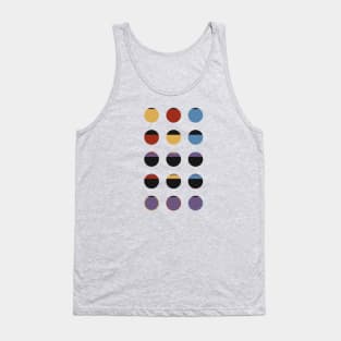 Minimalist Starfleet Uniforms Tank Top